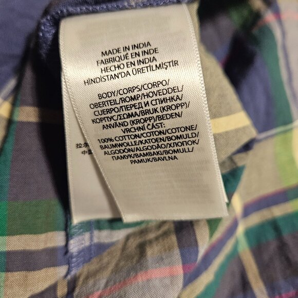 Polo by Ralph Lauren Blue Plaid Dress - Picture 5 of 5